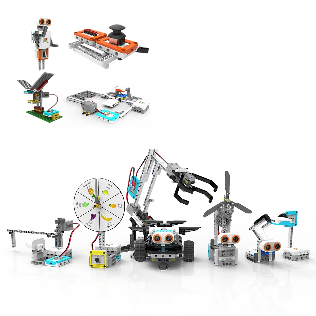 590 шт. царапина Программирование строительные блоки робота автомобиля
