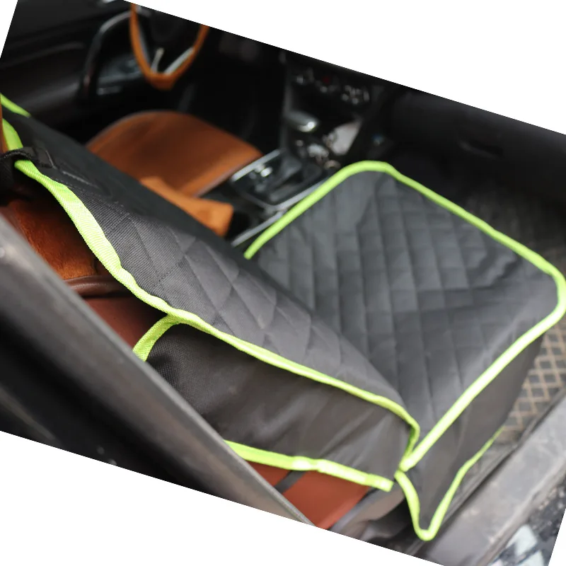 

Waterproof Anti-dirty Anti-slip Carriers Protector Dog Car Front Seat Cover Oxford Cloth Auto Seat Mat Cushion for Dog Cat