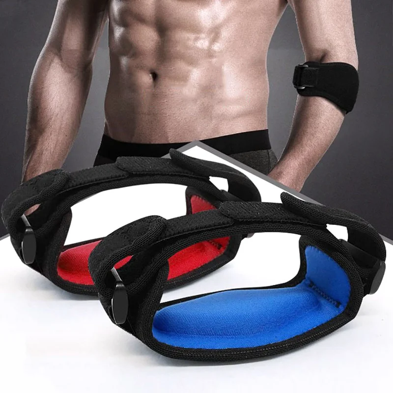 

1PCS Adjustable Elbow Support Guard Pads Tennis Golf Elbow Support Golfer's Strap Elbow Pads Lateral Pain Syndrome Brace
