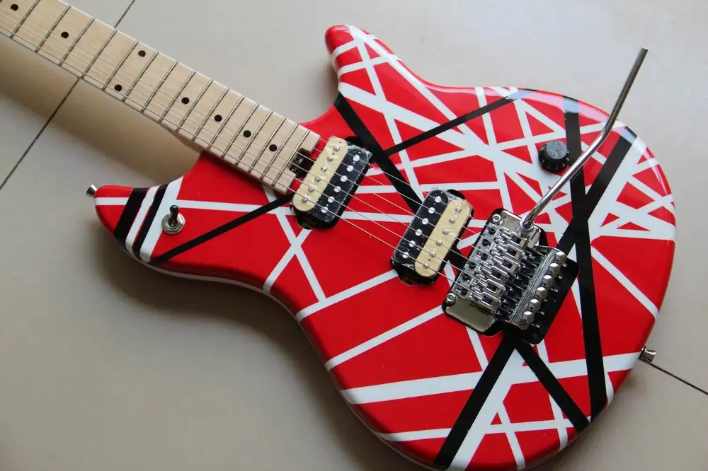 Оптовая продажа гитары китайская гитара новинка 5150 красная электрическая 130309