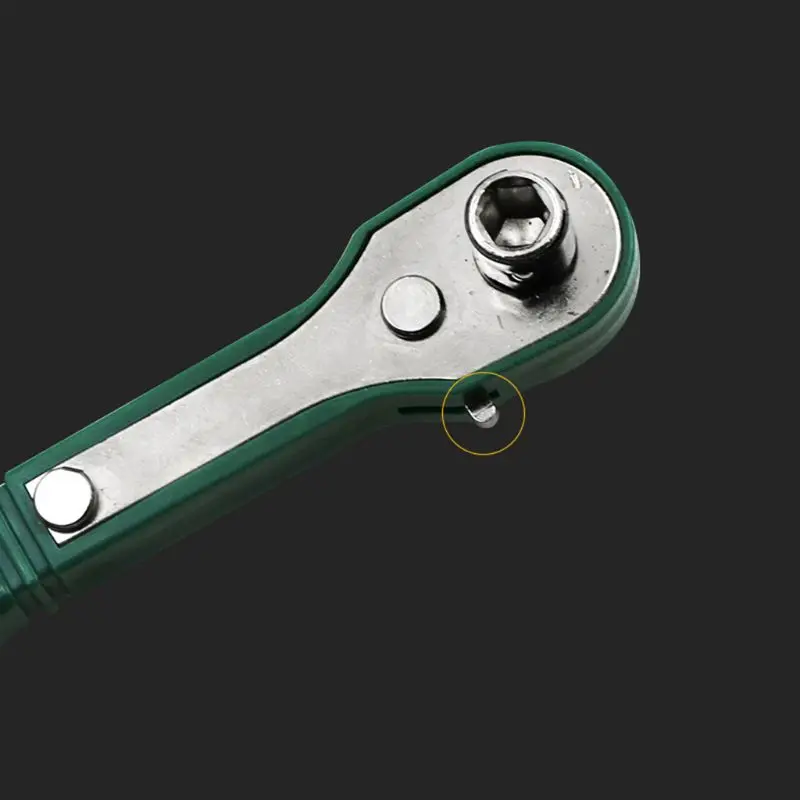 

Mini Rapid Torque Ratchet Socket Wrench 1/4 Head Screwdriver Quick Spanner Tool