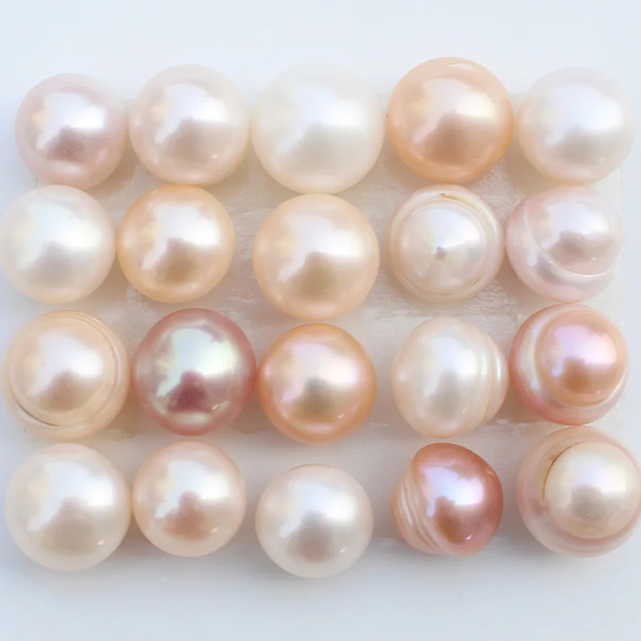 Бусины Из Натурального пресноводного жемчуга без отверстий в стиле барокко для