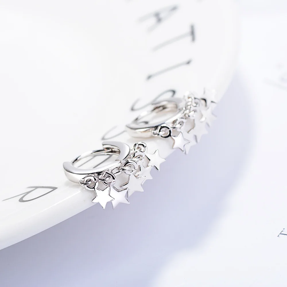 

Earrings female temperament Korean personality wild star earrings earrings simple wild earrings jewelry