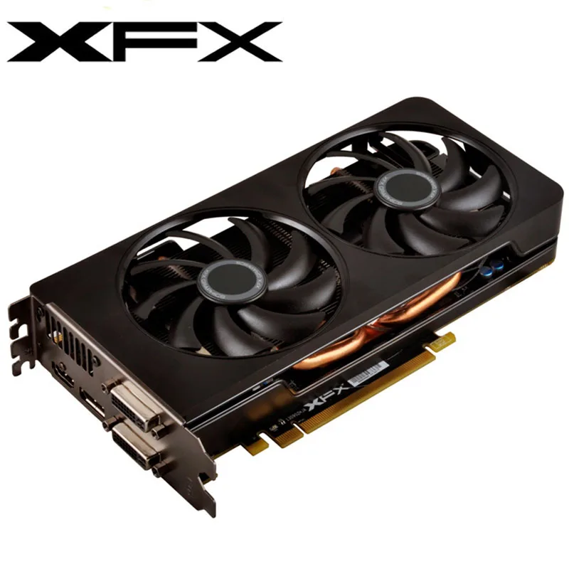 Видеокарта XFX R9 370 2 Гб 256 бит GDDR5 для видеокарт AMD серии 300 RX560 470 570 460 580 480 б/у |