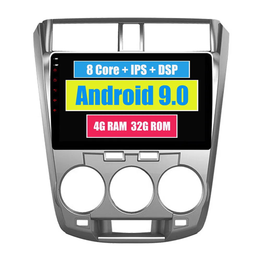 Автомобильный мультимедийный плеер RoverOne для Honda City 2009 2014 Android радио аксессуары