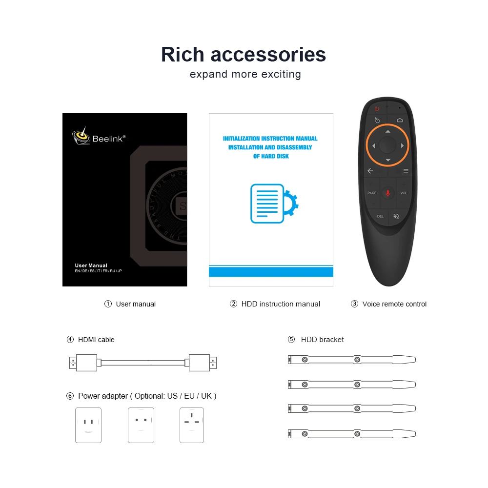 Beelink новый телефон Android 9 0 4 Гб DDR4 64 ПЗУ Dolby Audio DTS 4K HD Hi Fi|ТВ-приставки и медиаплееры| |