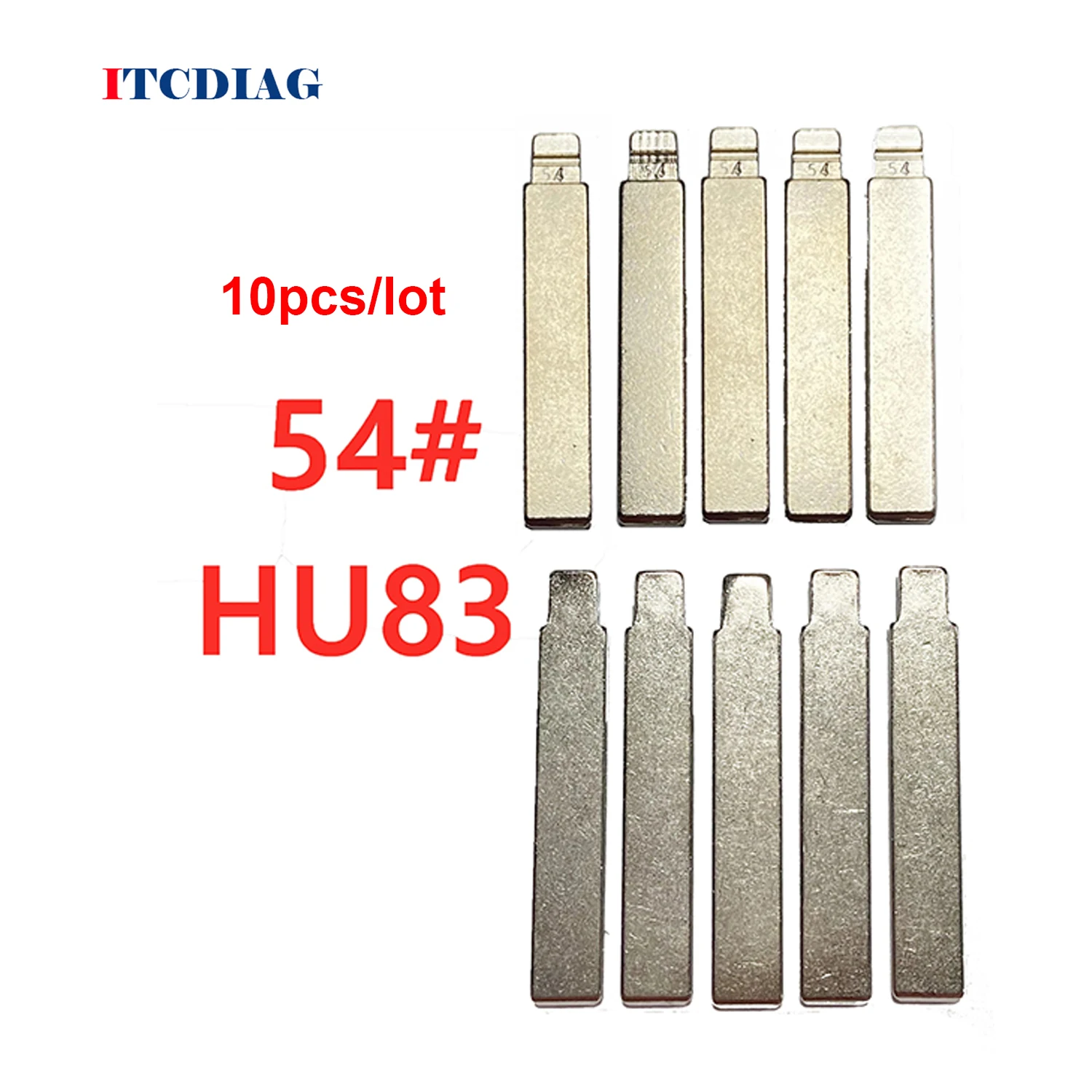 

10pcs/lot #54 lishi HU83 Metal Blank Uncut Flip KD/VVDI Remote Key Blade for Peugeot 301/307/308/408 Citroen C3/C4L/C5