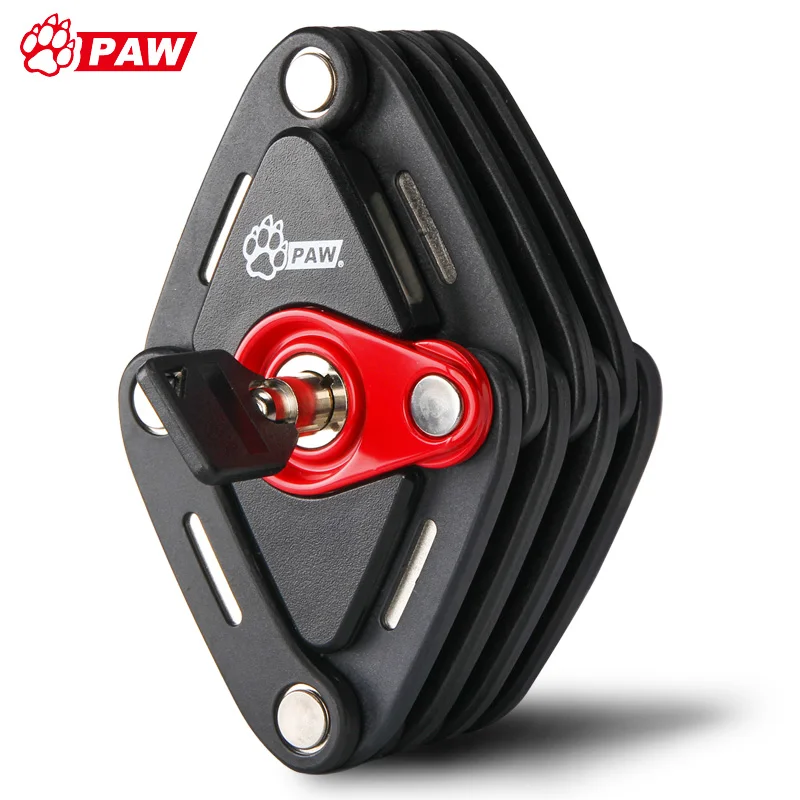 Foldable Bicycle Lock Strong Security Anti-theft Road MTB Bike Cycling Alloy Mount Bracket Mountain Heavy Duty | Спорт и развлечения