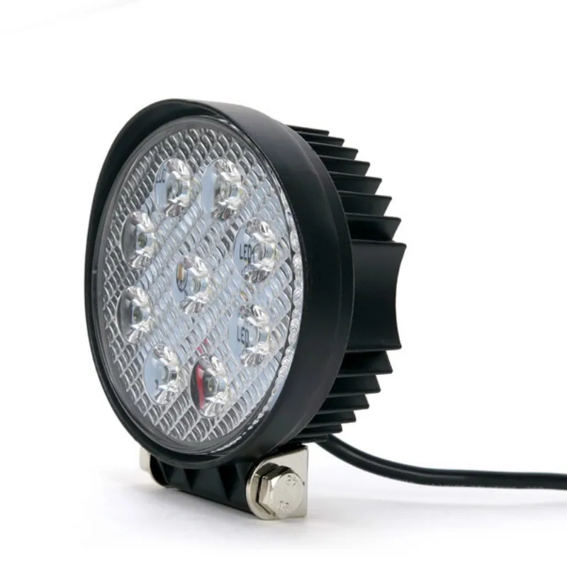 CARCTR 27В автомобильные светодиодный рабочий светильник круглый на Высоком толстом