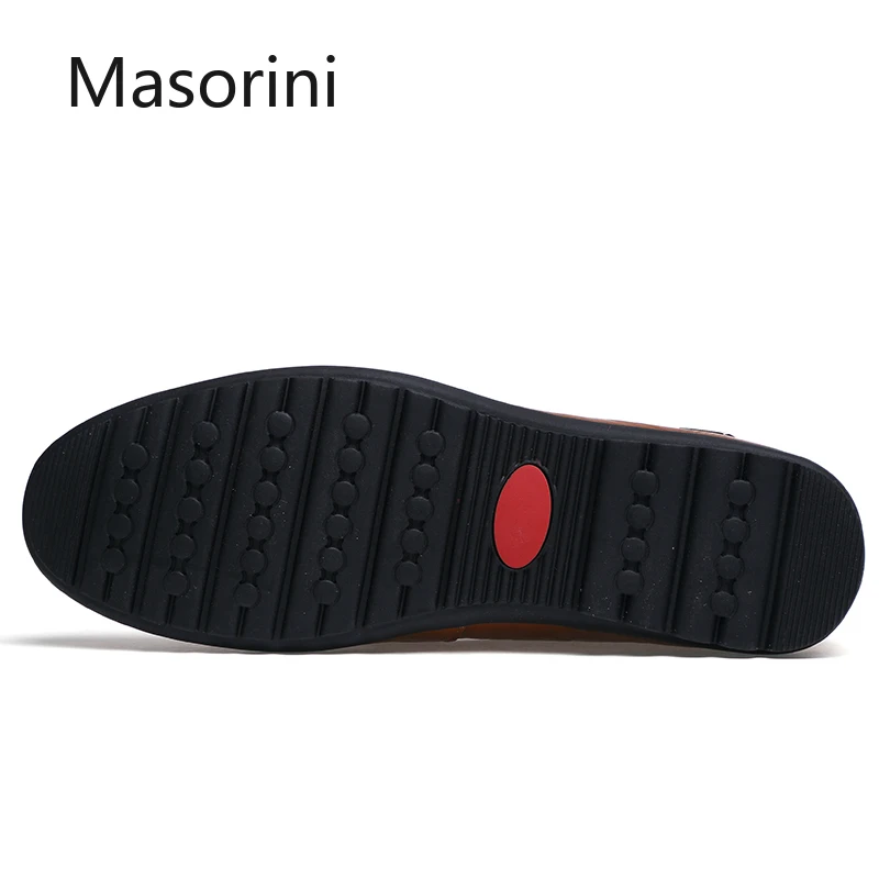 Genuine Leather Men's Casual Shoes Luxury Brand Comfortable Mens Loafers Flats Breathable Slip on Driving Moccasins Men | Обувь