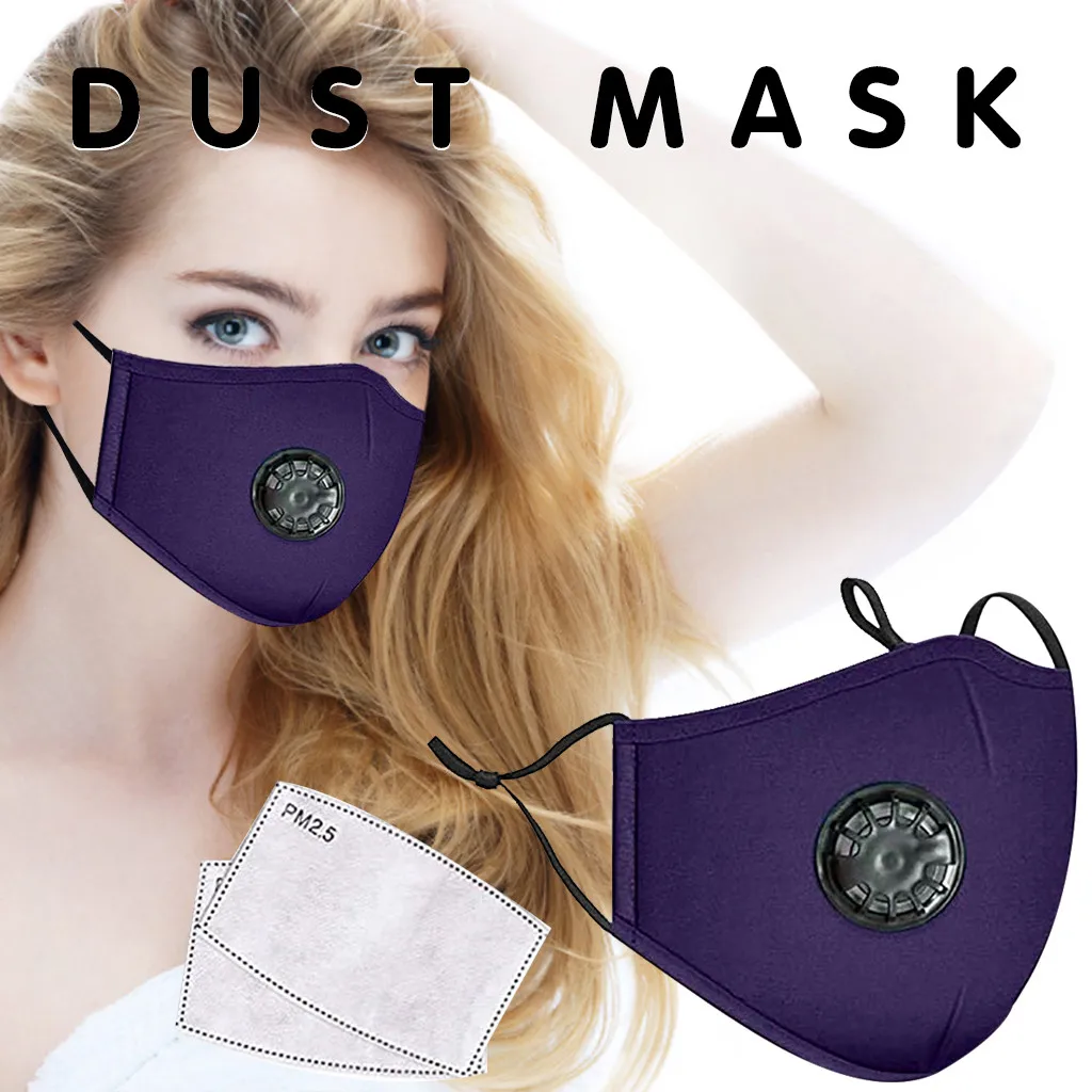 Респиратор многоразовый пылезащитный с одним дыхательным клапаном и фильтром