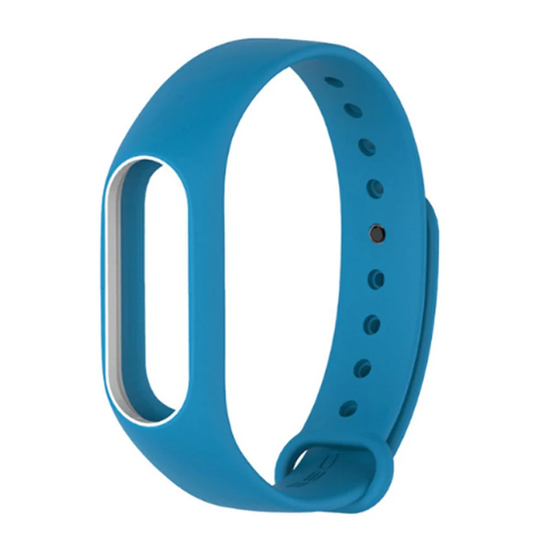 Двойной цвет mi band 2 аксессуары xiomi ремешок замена силиконовый для xiaomi mi2 pulseira