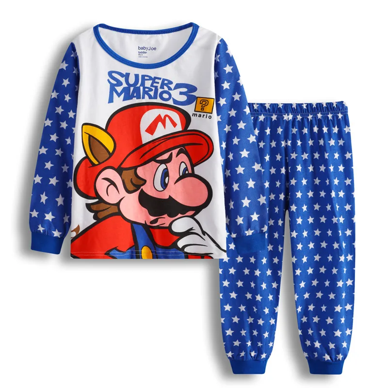 Осенняя детская одежда для мальчиков и девочек детские пижамы мультяшный Тигр с