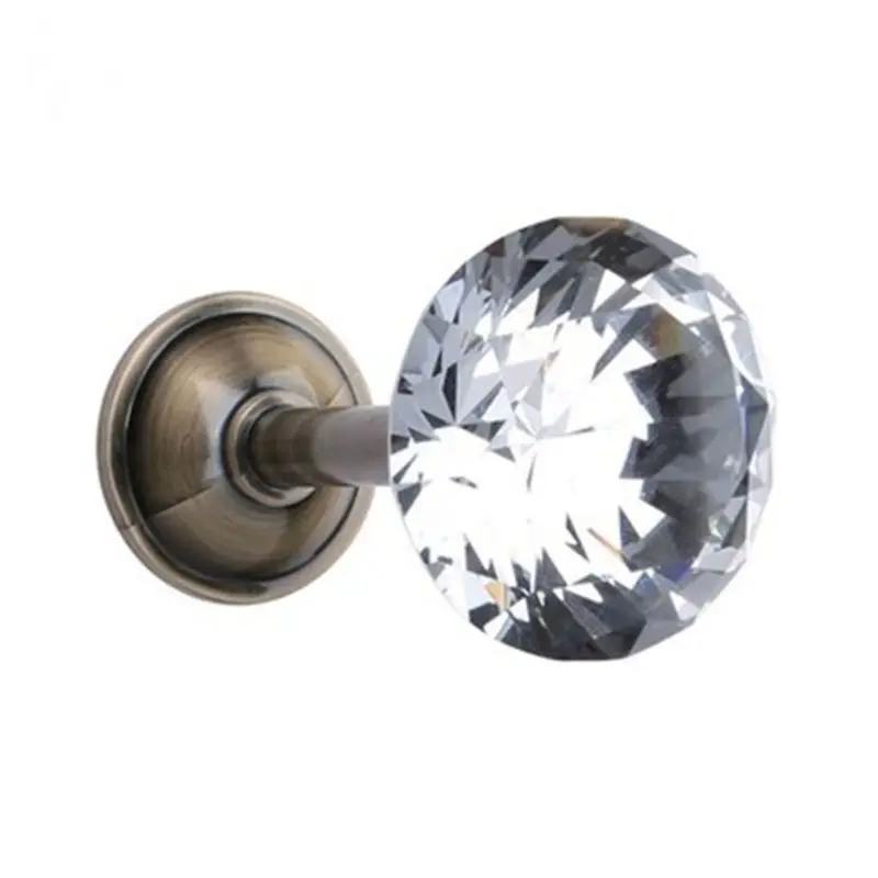 

4 Pieces Shiny Clear Diamond Crystal Goblet Shape Curtain Holdbacks Curtain 53CB