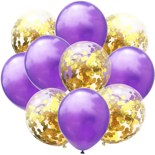 10 шт 12 дюймов конфетти воздушные шары с латексной Balony украшения День рождения