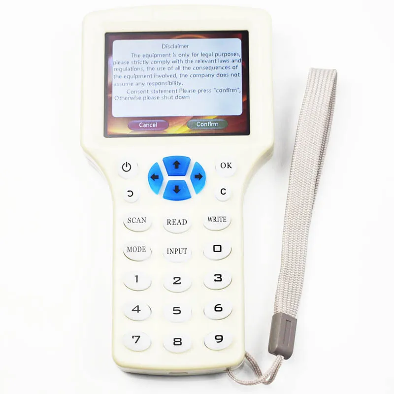 Английский 10 Частота копировщик электронных ключей Дубликатор duplo и 125 кГц брелок