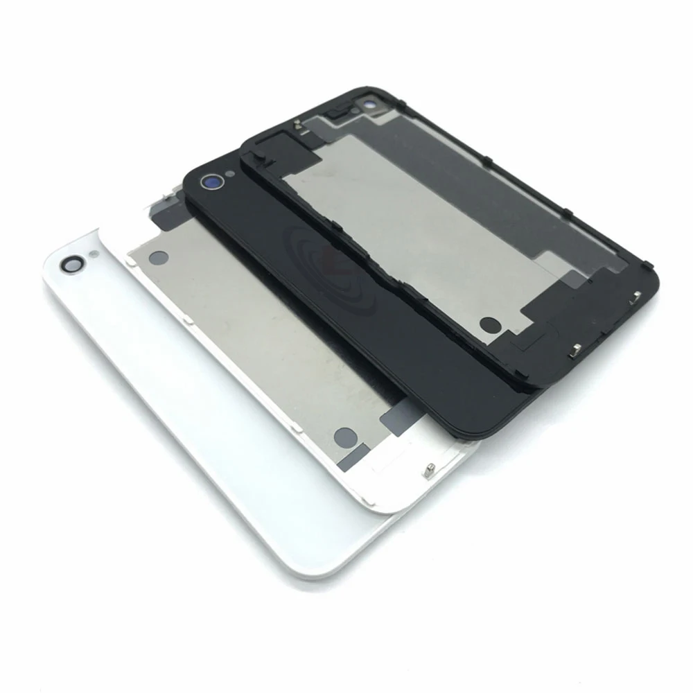CXHKRR Высокое качество крышка батареи для iPhone 4 4G 4S задняя крышка Дверь Задняя панель пластина стекло Корпус Замена Белый инструменты