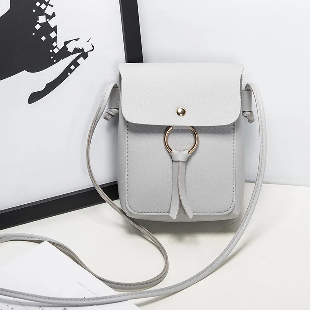 

2019 Mini Women Messenger Bags Pu leather Women Shoulder Bag Tassel Solid Clutches Chain Women Crossbody Bags Tote #YY
