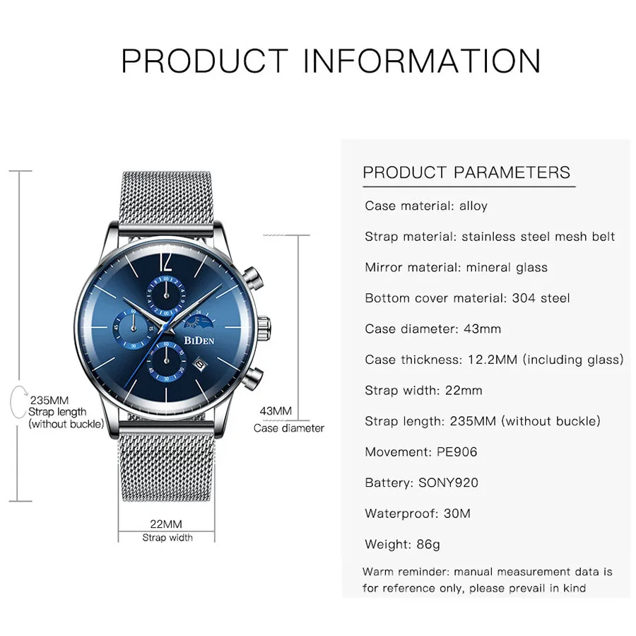 Relojes часы мужские модные спортивные кварцевые Топ бренд класса люкс Бизнес