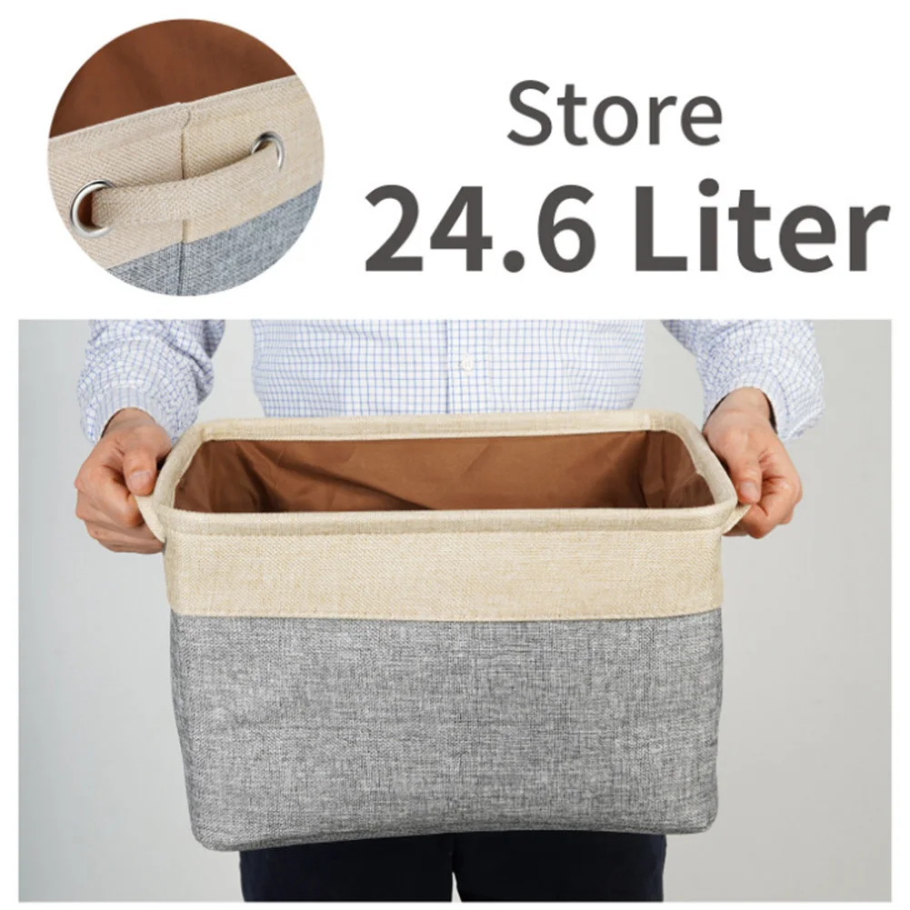 

Storage Baskets Accessories Foldable Canvas Dog Toy Storage Basket Pet Shoes Home Storage Box for Dogs Clothes Pet