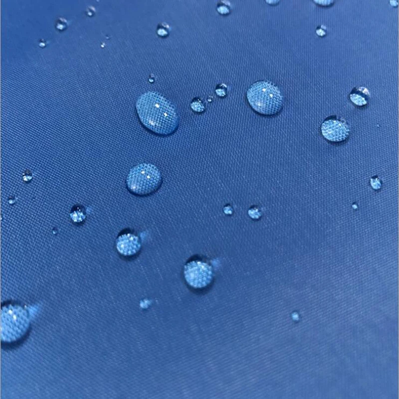 63D 210T тонкая полиэфирная тафта серебристая водонепроницаемая ткань с покрытием