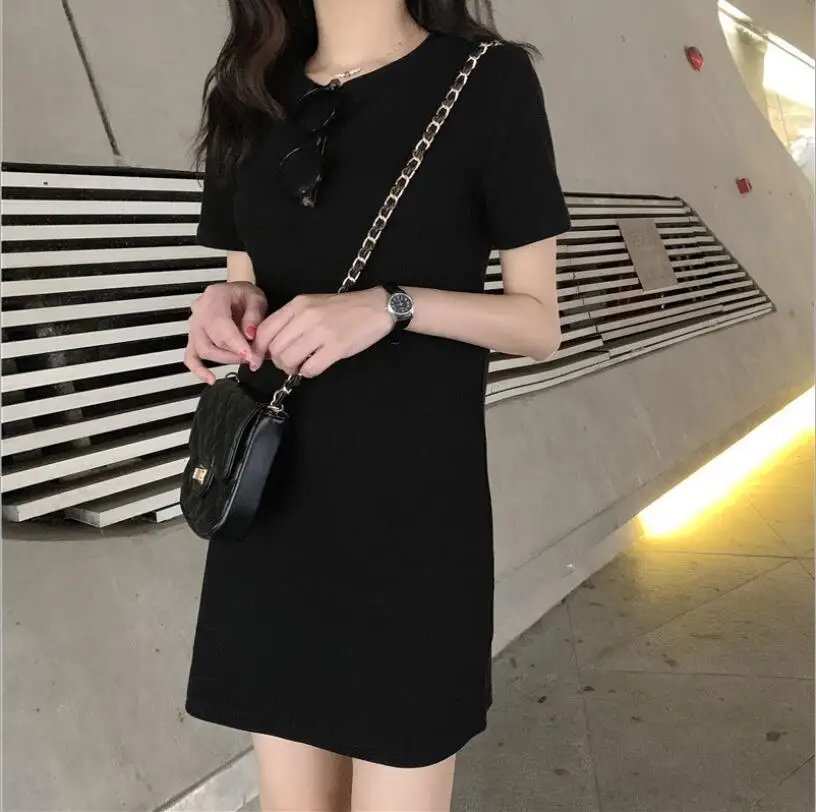 

2021 summer Korean version of the new mid-length dress female student fashion women's skirt clothes temperament female skirt
