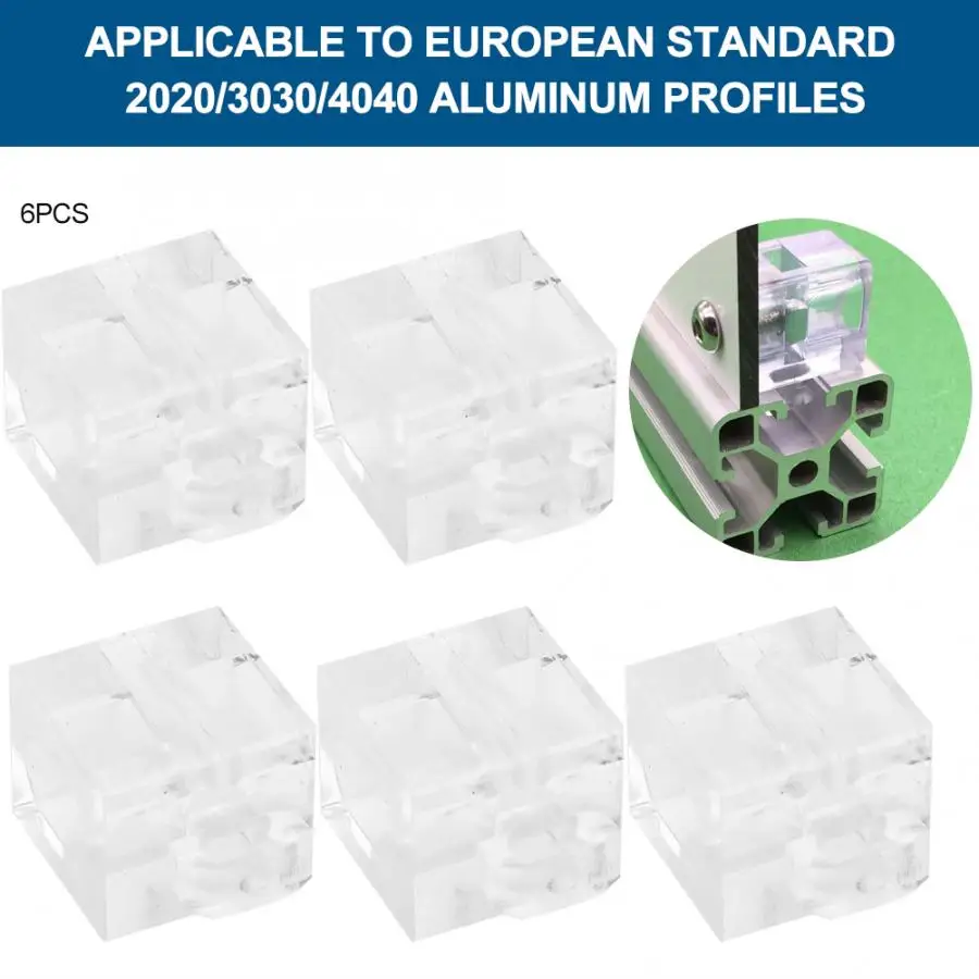 30 шт. алюминиевый профиль разделительный блок нейлоновый стеклянный соединитель