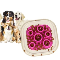 dog slow feeder cats food bowls dog slow down eating feeder pet bowls anti gulping feeder bowl prevent obesity pet dogs supplies