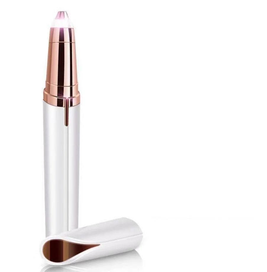 

High Quality Mini Professional Fashion Eyebrow Trimmer Pen for Women Use Battery Powered Epilator Pen Hair Women's Razor Shaver