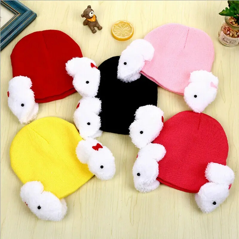 2020 Новая Модная хлопковая детская шапка принцессы для девочек мягкая теплая