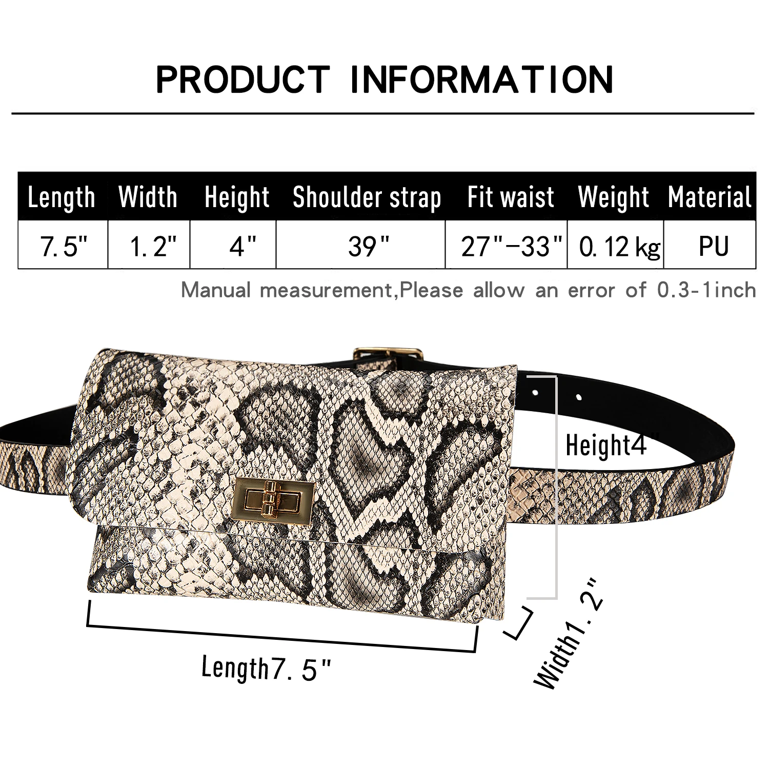 

New Arrival Women Belts Waist Bags Luxury Vintage Crocodile Snake Pattern Female Bag Purse Phone Pocket Waist Pack Belts
