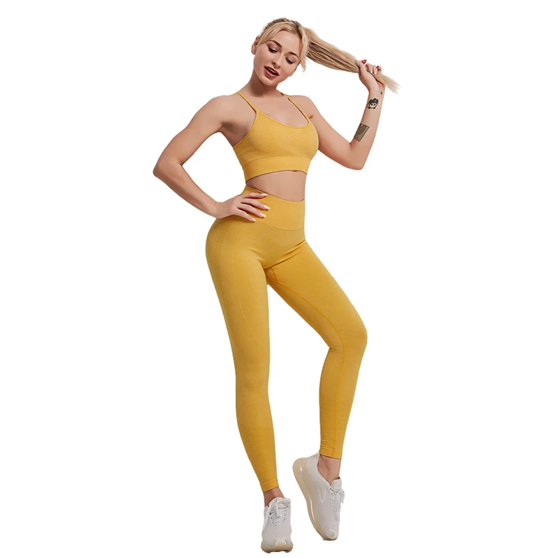 

Workout Sets Women 2 Piece Yoga Fitness Clothes Exercise Sportswear Legging Crop Top Gym Clothes Gym Pants Sports Bra Yoga Set