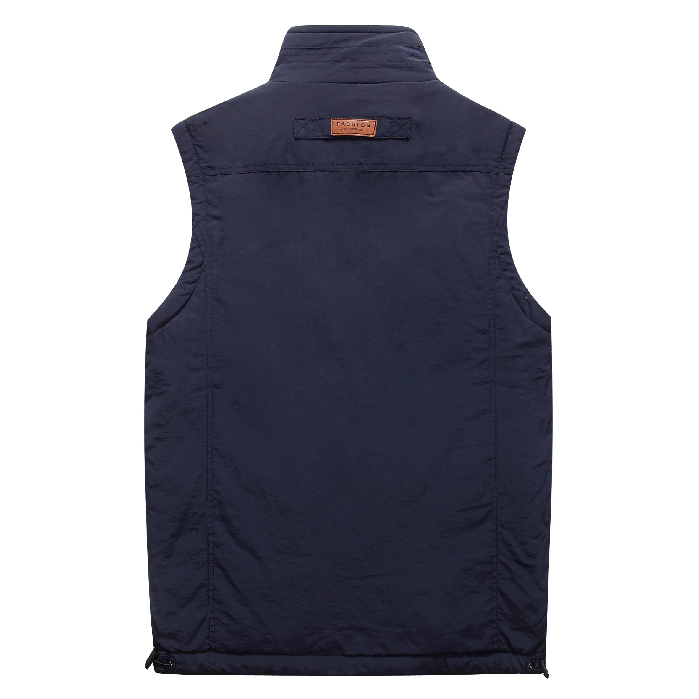 Осенне-зимний мужской жилет теплый флисовый куртка без рукавов повседневный