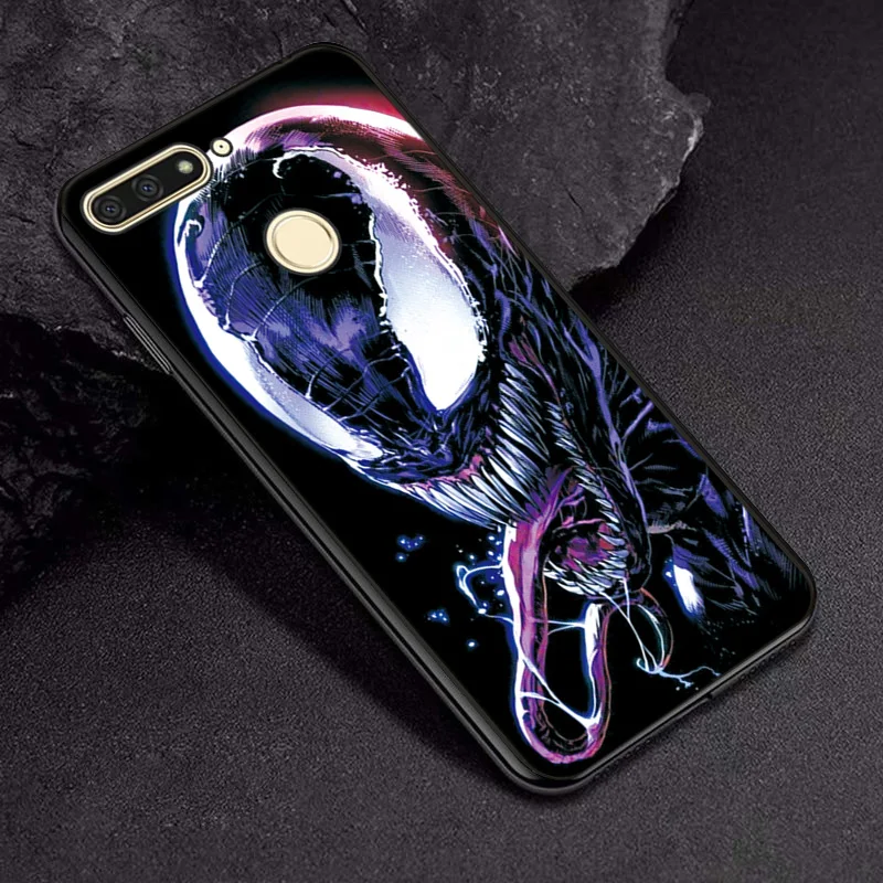 TPUBLK664 Venom Joker черный ТПУ для huawei Honor 7A Pro Чехол для телефона s для huawei Honor 7C чехол Y6 Prime Лидер продаж бампер Железный человек - Цвет: TPUBLK664