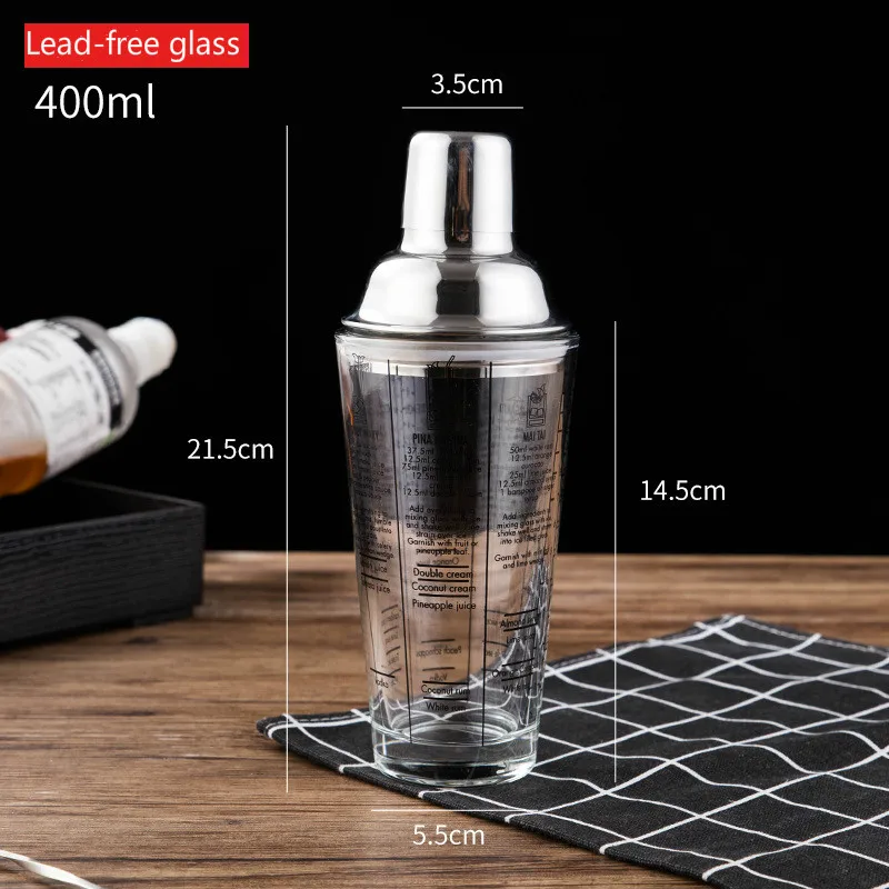 Шейкер коктейльный для барной вечеринки 400/700 мл|Шейкеры коктейлей| |