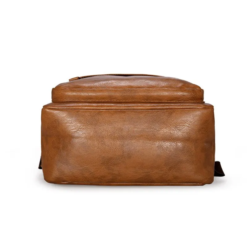 Модный мужской рюкзак из водонепроницаемой искусственной кожи дорожная сумка