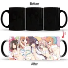 350 мл 5 бюстгальтеров красота цветная кружка Чанг кофейные кружки и кружка креативная меняющая цвет чайная чашка аниме керамические чашки для молока