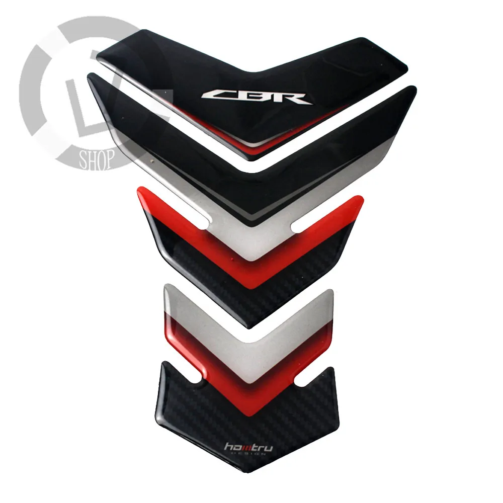

With CBR logo for Honda CBR CBR500 CBR600RR CBR900RR CBR1000RR CBR250 CBR300 3D tank pad protector for motorcycle decal stickers