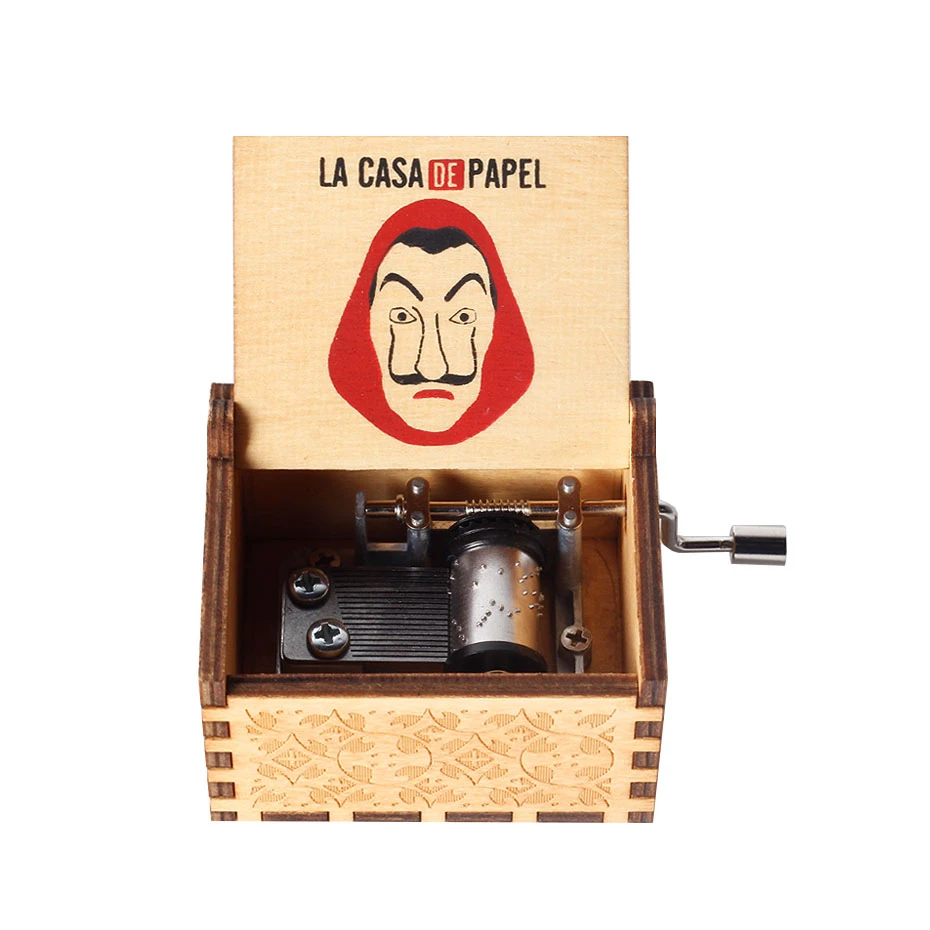 Творческий Стиль Винтаж деревянная рукоятка Мой сосед Тоторо La Casa De Papel Bella Ciao