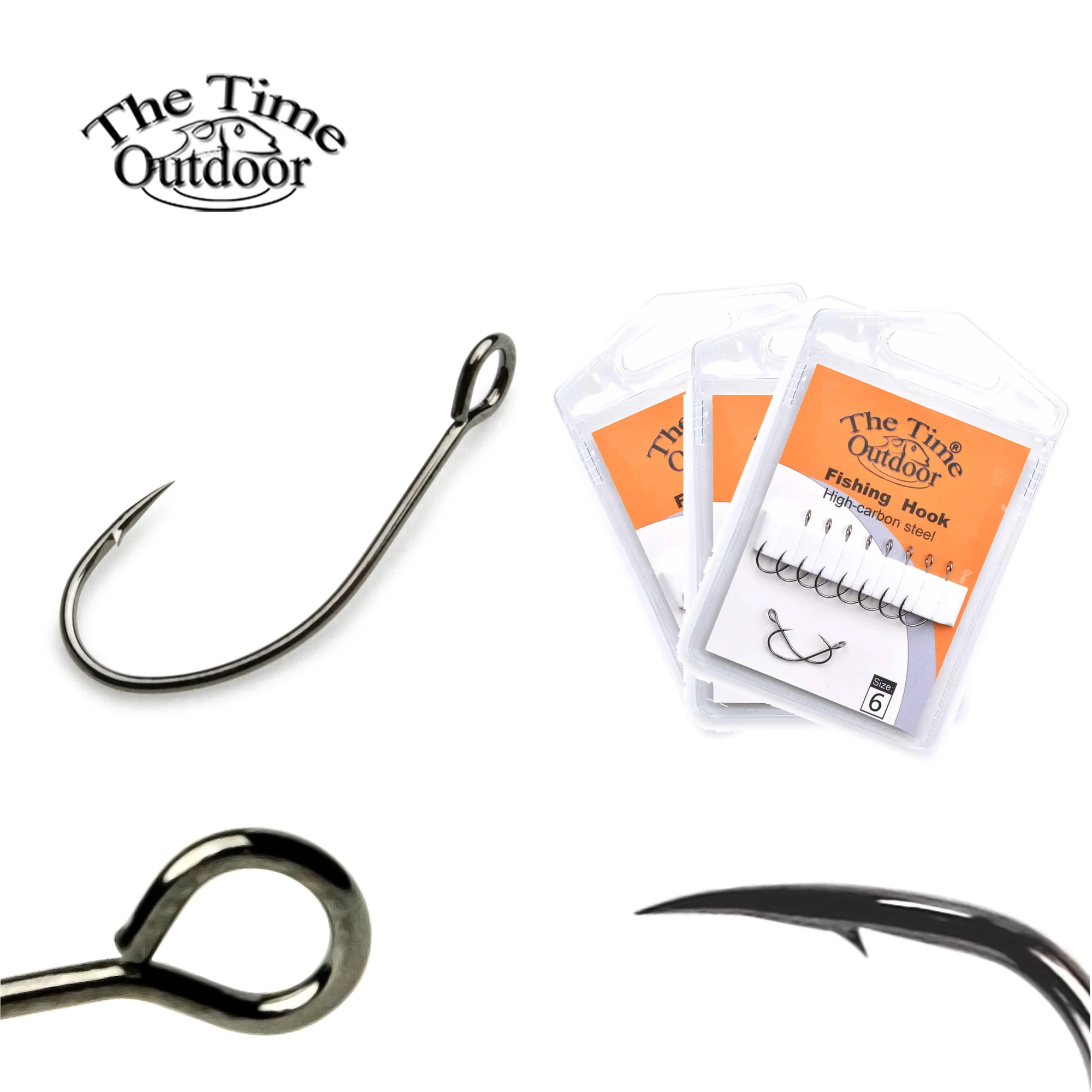 3 упаковки THETIME большая приманка с кольцом рыболовный крючок для маленьких