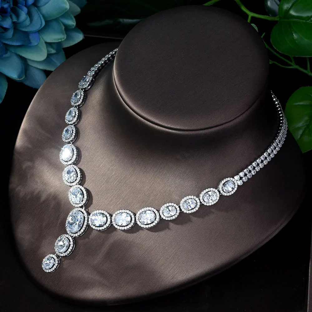 Набор свадебных украшений HIBRIDE высокого качества Классический ювелирный