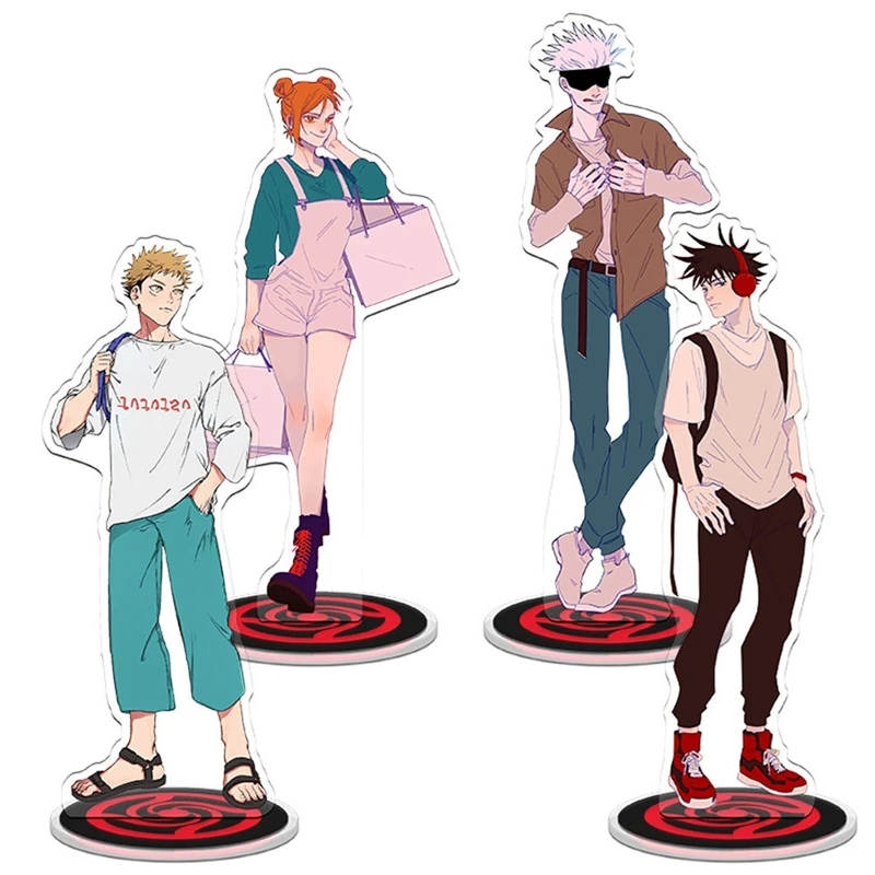 

21CM Jujutsu Kaisen Anime Figure Acrylic Stand Model Toys Satoru Action Figures Decoration Cosplay DIY Collection Gifts