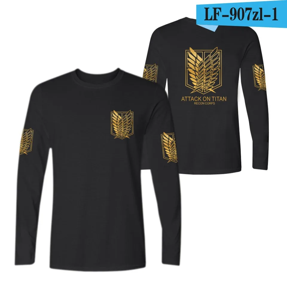 Толстовка атака на Титанов свитеры и пуловеры в стиле аниме уличные топы унисекс