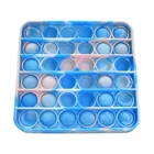 Новый супер большой Размеры игрушки Fidget радужные квадратные Антистресс игрушка пуш-ап простой улыбающегося Figet сенсорными мягкими в форме ожерелья Jouet Pour Autiste