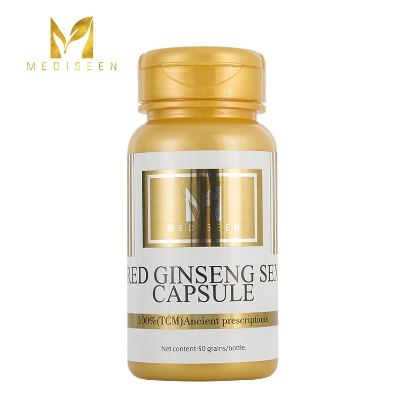 

Капсула для секса с красным женьшенем Mediseen, для регулировки мужской сексуальной дисфункции, такой как эрекция, преждевременная эякуляция и ...