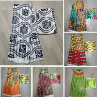 organz silk wax fabric african fabric for dress african silk ankara fabric high quality 2021 latest satin wax for garme l30389
