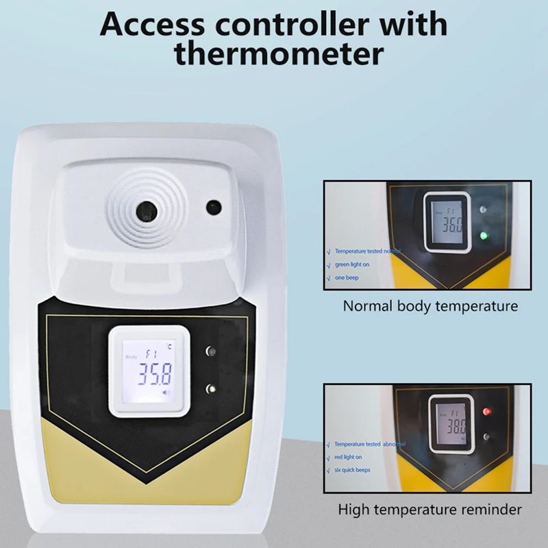 

Wall Mounted Thermometer with Voice Reading Infrared Digital Touchless Thermometer for Adults and Kids