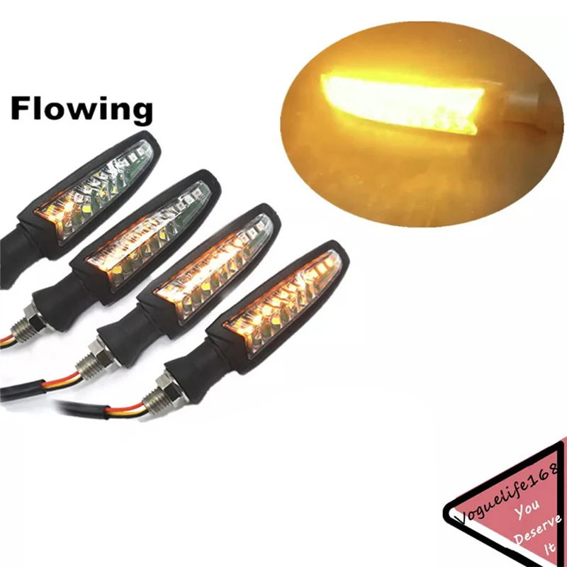 4 шт./компл. мотоцикл светодиодный лампы Водонепроницаемый высокого светильник