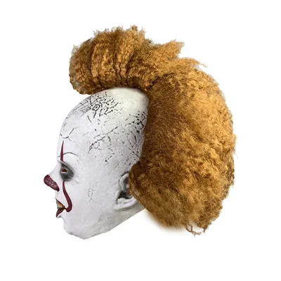 Оптовая продажа маска клоуна it на Хэллоуин из фильма косплей головной убор