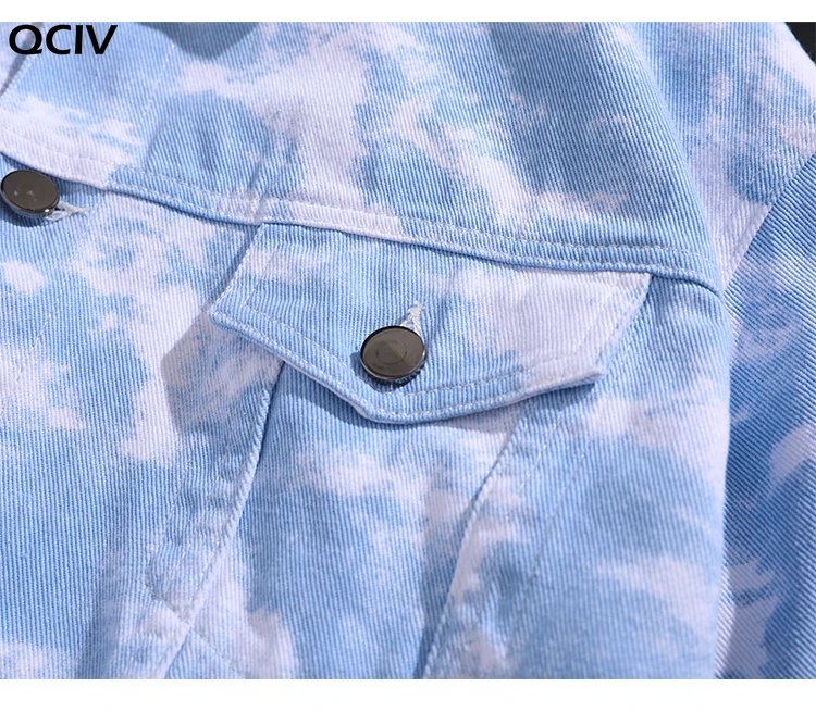 

Men Camouflage printed Slim fit jeans Jackets Pink black white Hip Hop Man Streetwear Cotton Casual Denim Coat Plus Size 4XL